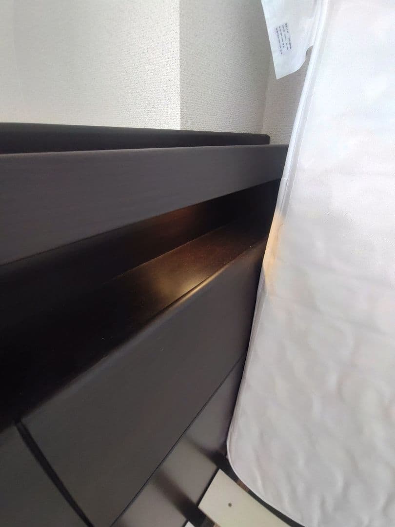 だーしーニトリ　シングルベッド　ライト付き　引き出し付き　(配送可)