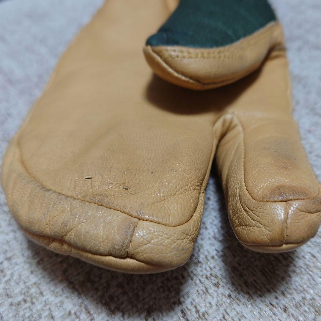 Hestra 3-Finger Full Leather short グローブ