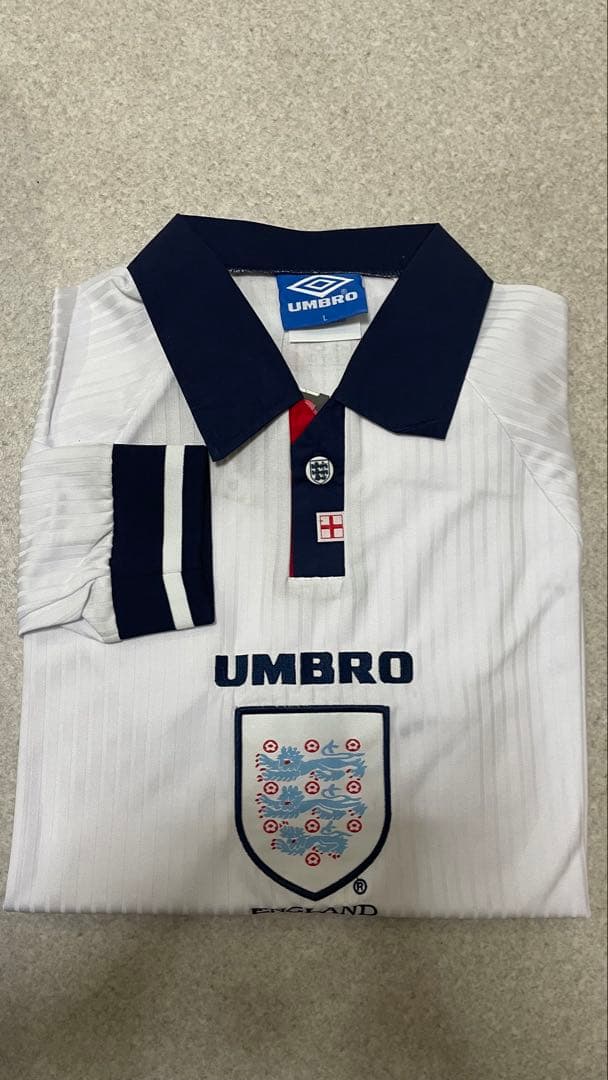 UMBRO イングランド代表 長袖ポロシャツレプリカ