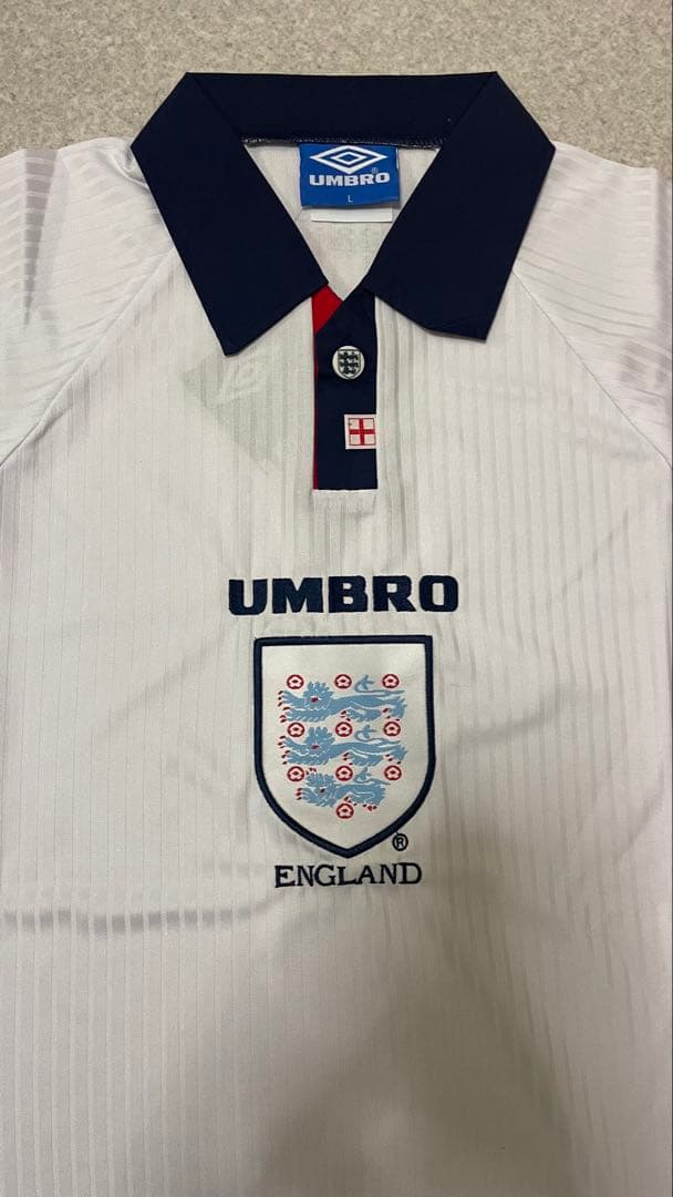UMBRO イングランド代表 長袖ポロシャツレプリカ