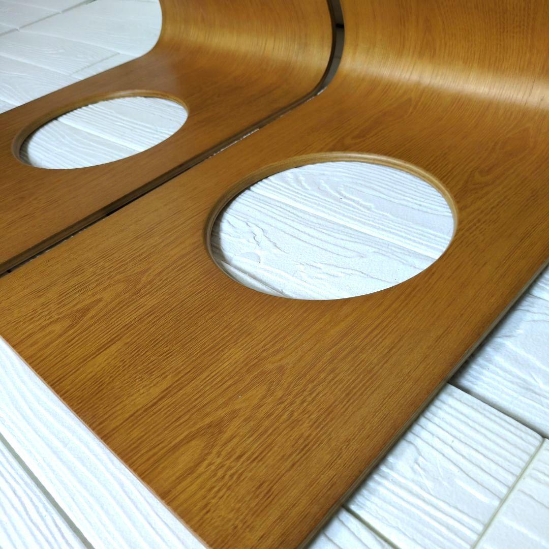 ◎美品◎　天童木工　曲げ椅子　座椅子　2脚セット