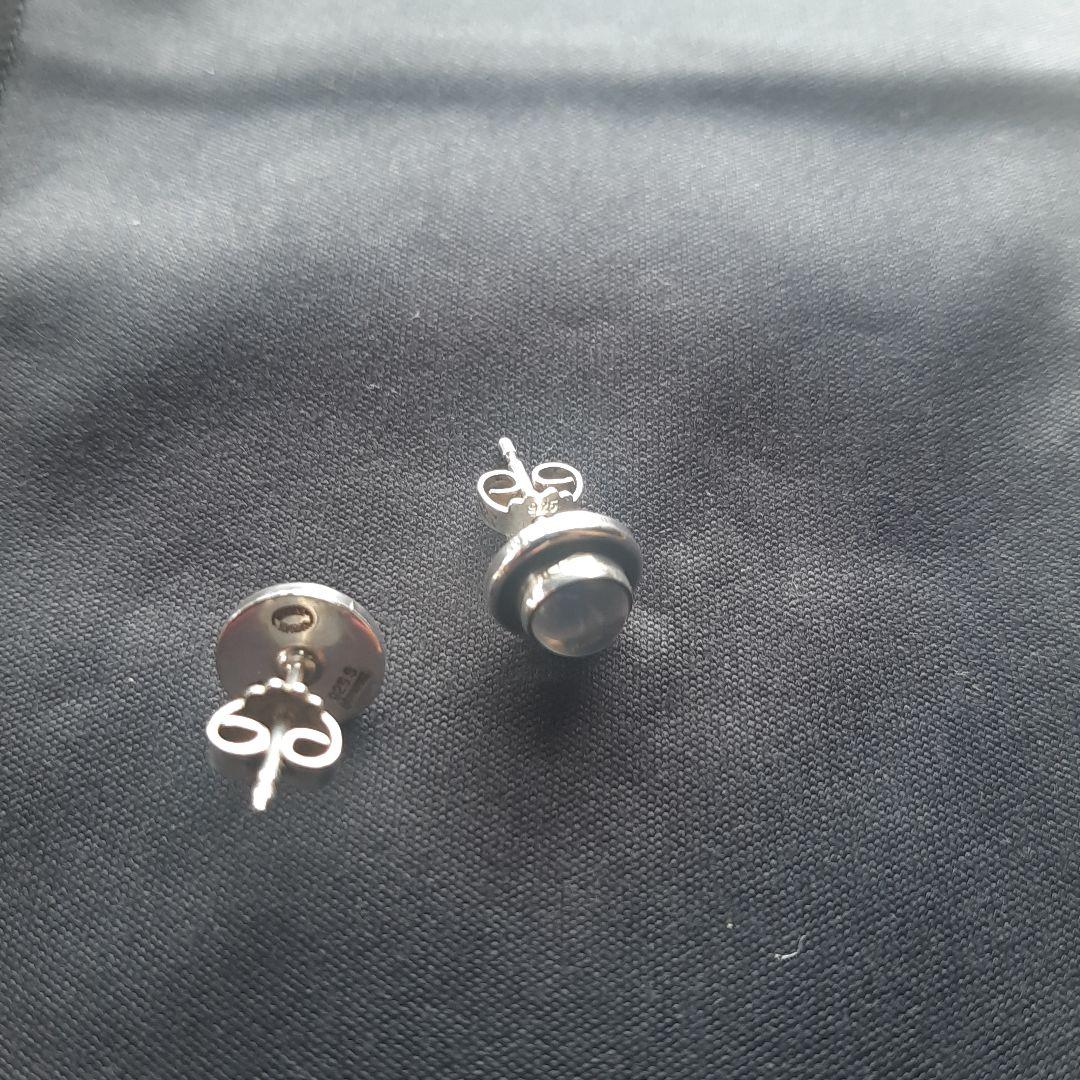 ジョージジェンセンのムーンストーンのシルバーピアス