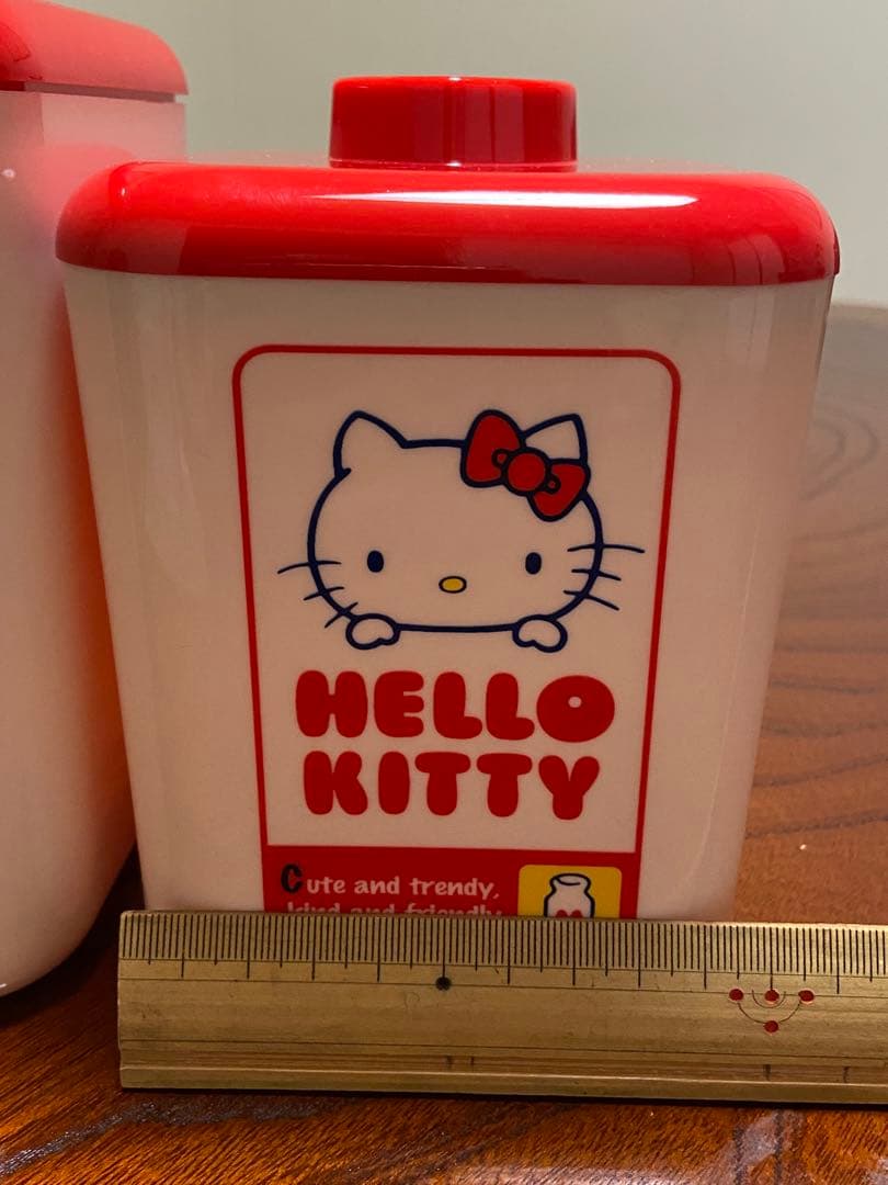 ハローキティ 小物入れ ケース 当時物 レトロ 赤 希少 極レア 新品 未使用