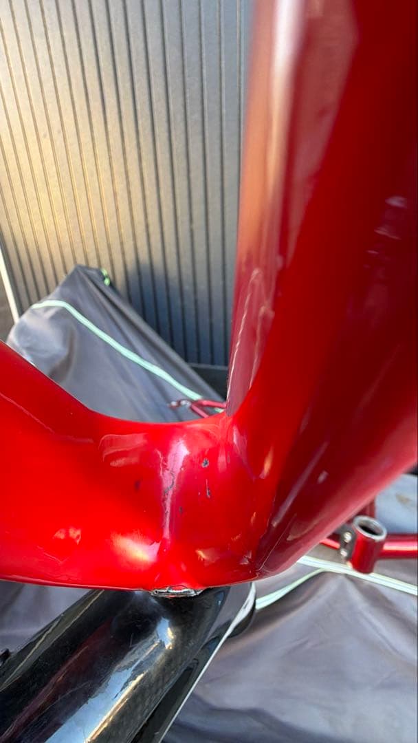 COLNAGO CX-ZERO カーボンフレームセット フォーク塗装割れ？