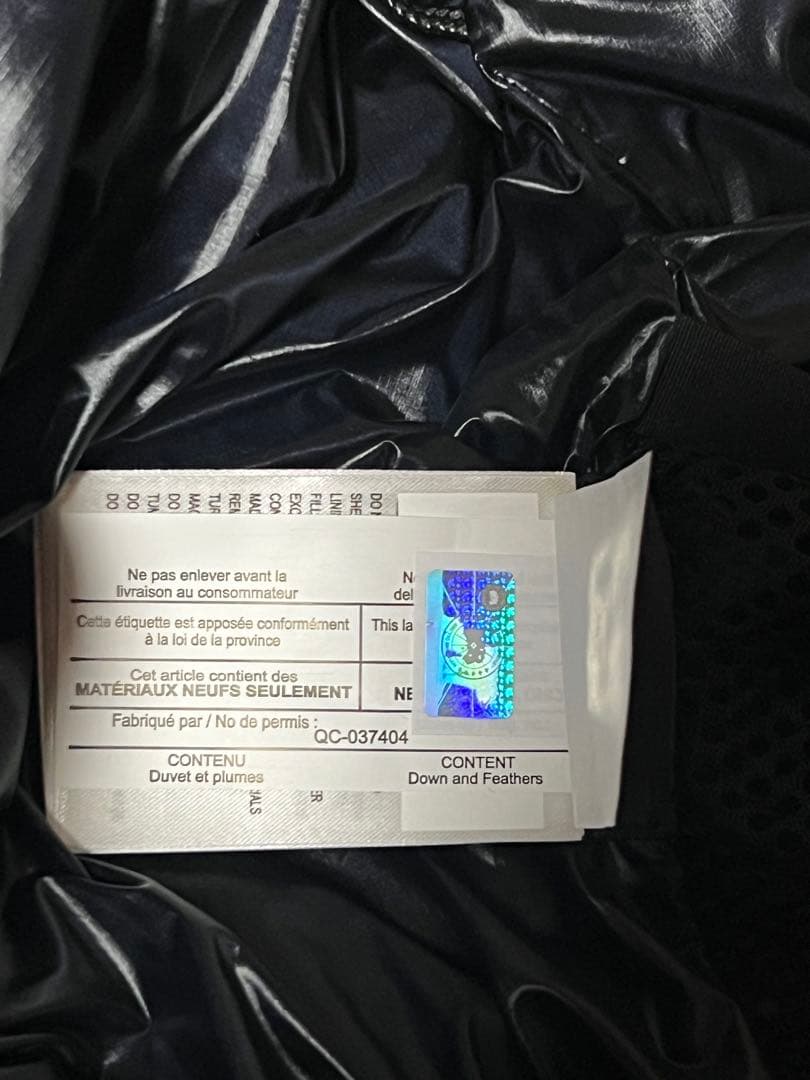   ブラック ダウンジャケット