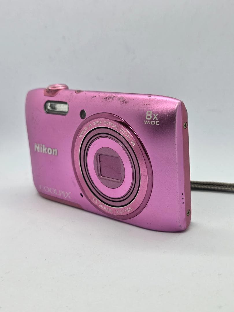 【スマホ転送OK】ニコン Nikon COOLPIX S3600 ピンク