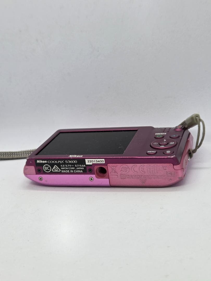 【スマホ転送OK】ニコン Nikon COOLPIX S3600 ピンク