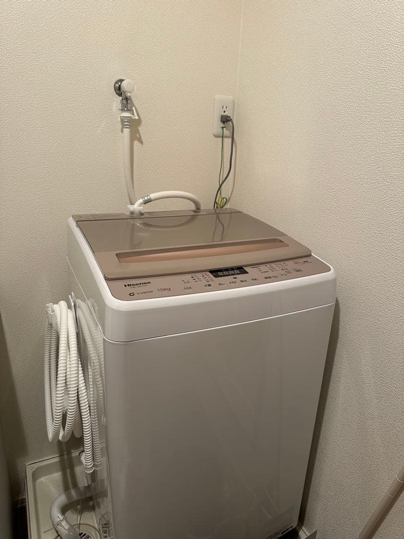 Hisense 縦型洗濯機 7.5kg インバーター