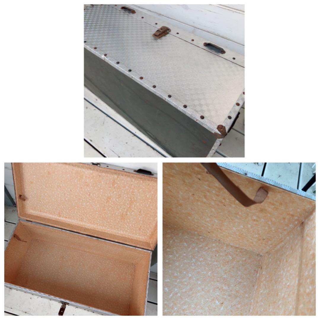 ヴィンテージ　大きな　トランクケース　店舗什器　テーブル