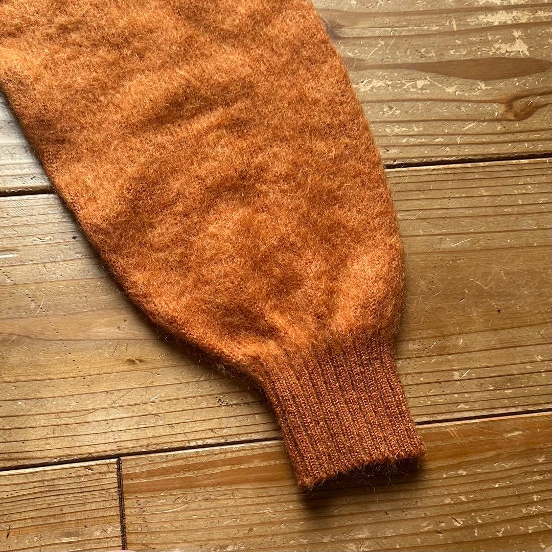 美品 ワコマリア モヘア ブレンド ミドルゲージ シャギー ニット セーター