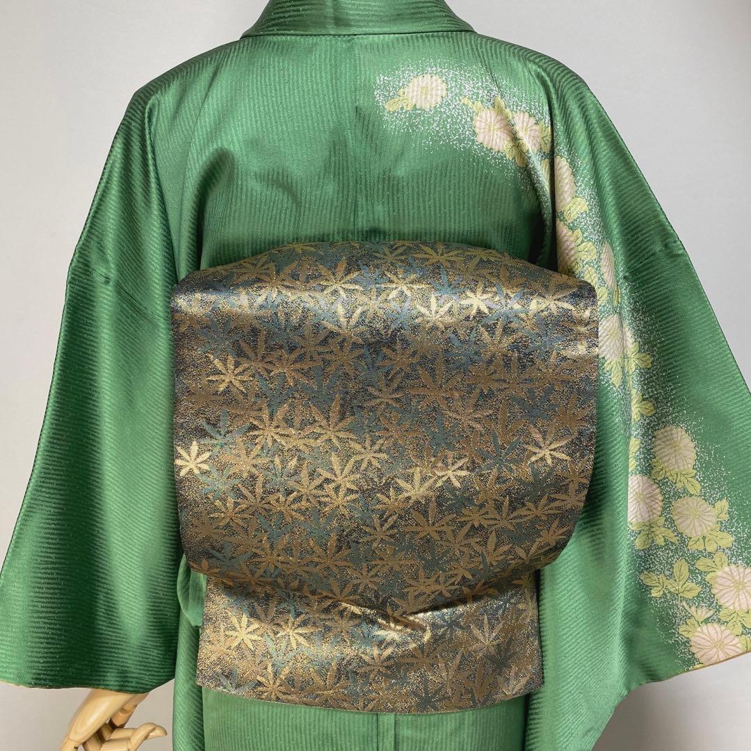 2228★作家物　訪問着★帯どめ付き全セット★裄67★美品セット★