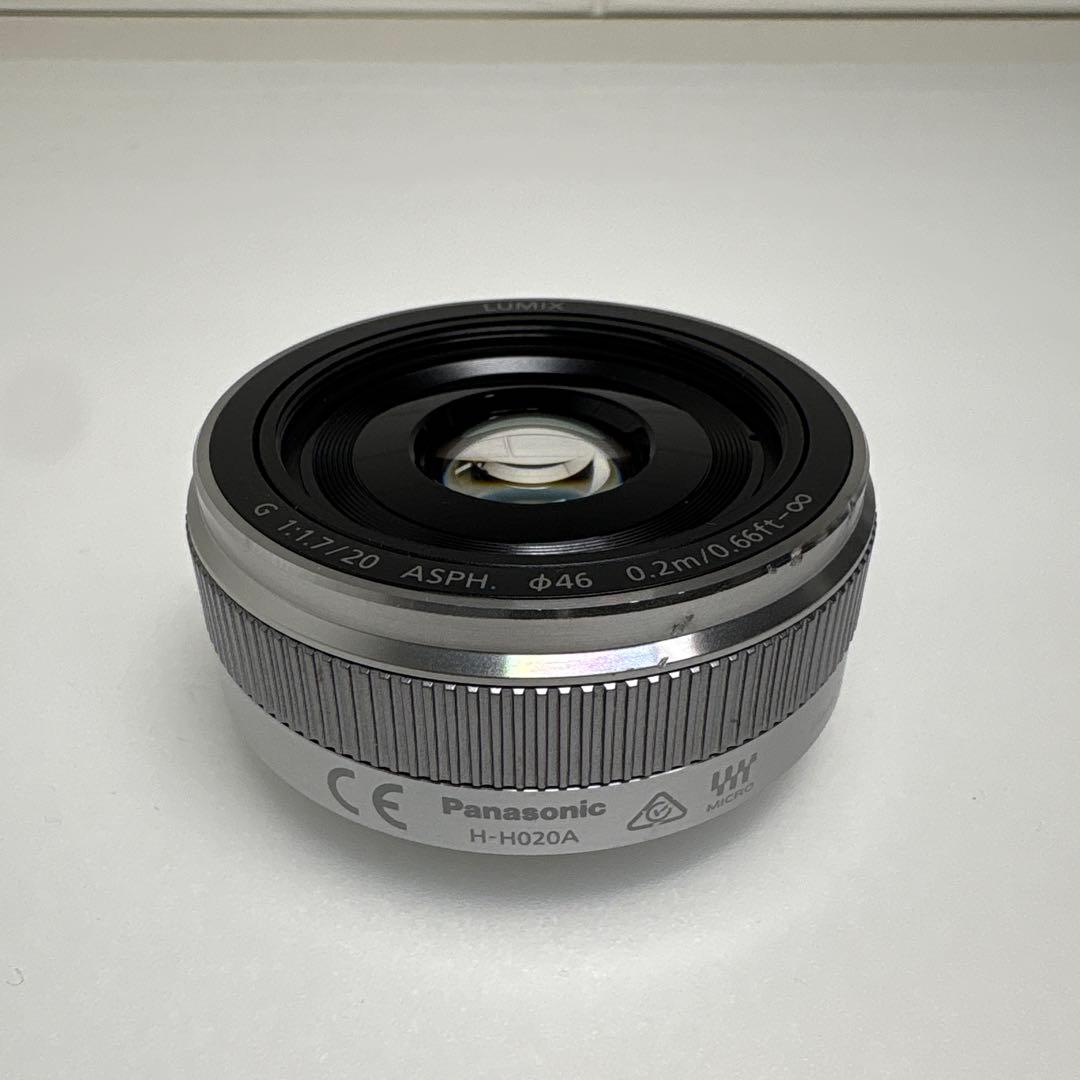 Panasonic LUMIX G 20mm F1.7 H-H020A シルバー