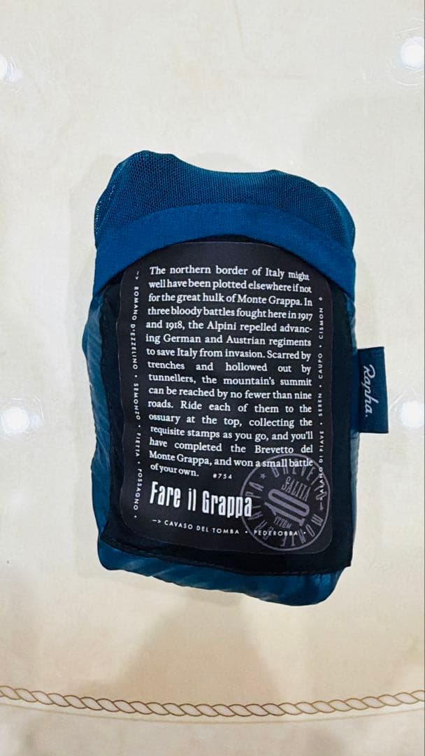 Rapha メンズブルベジレL size ネイビー