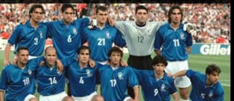 サッカーイタリア代表ゴールキーパーユニフォーム1998年フランスワールドカップ