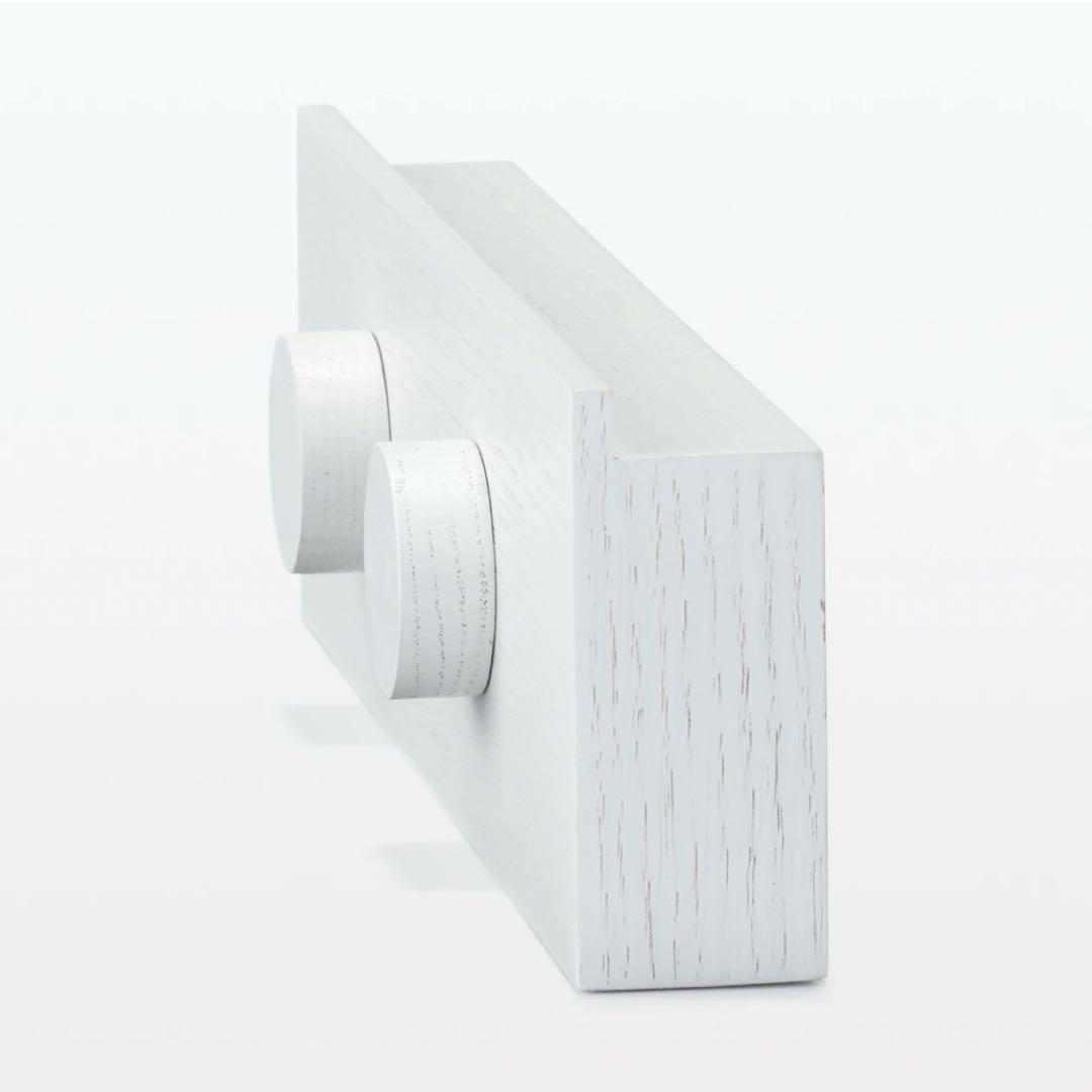 美品 無印良品 壁に付けられる家具 4点セット 壁 家具 ライトグレー