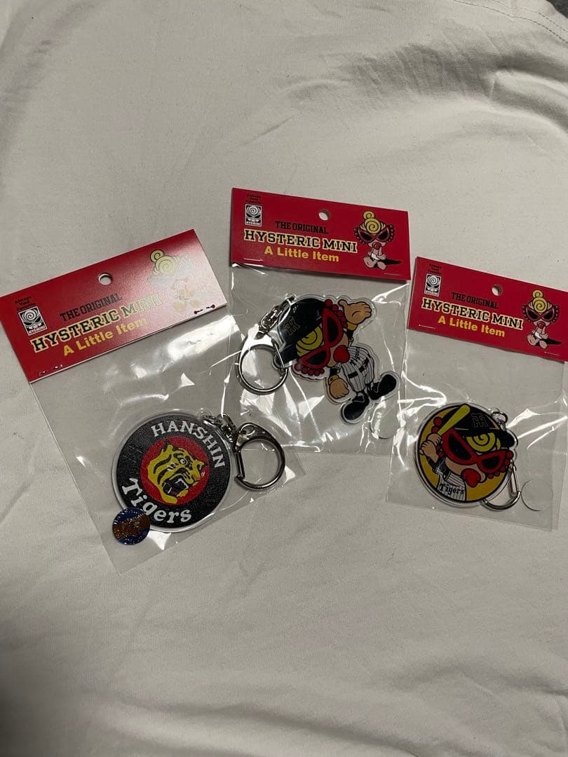 ヒステリックミニHANSIN Tigers キーホルダー 3個セット