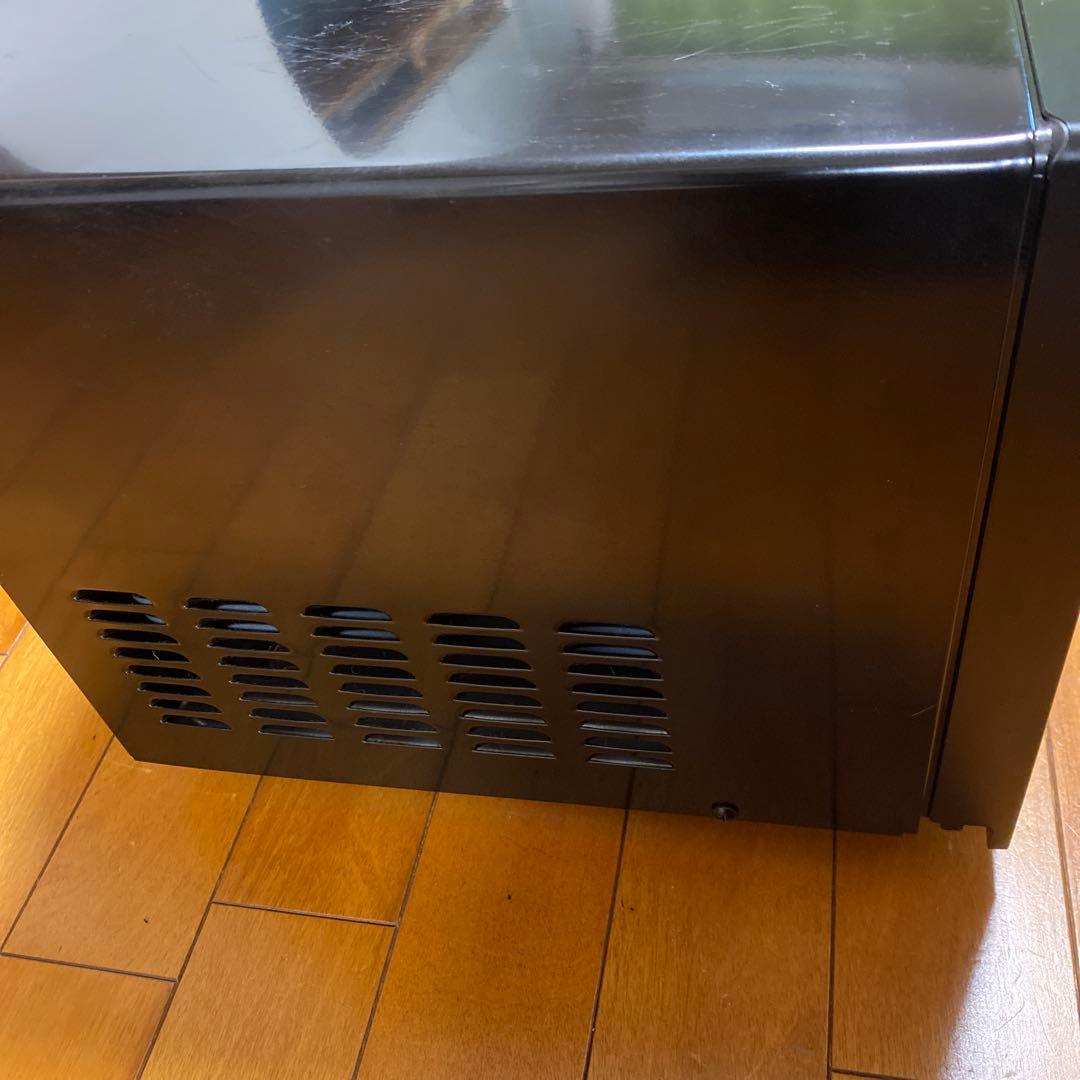 ヤマゼン 庫内フラット 18L 電子レンジ YRL-F180-B ブラック中古