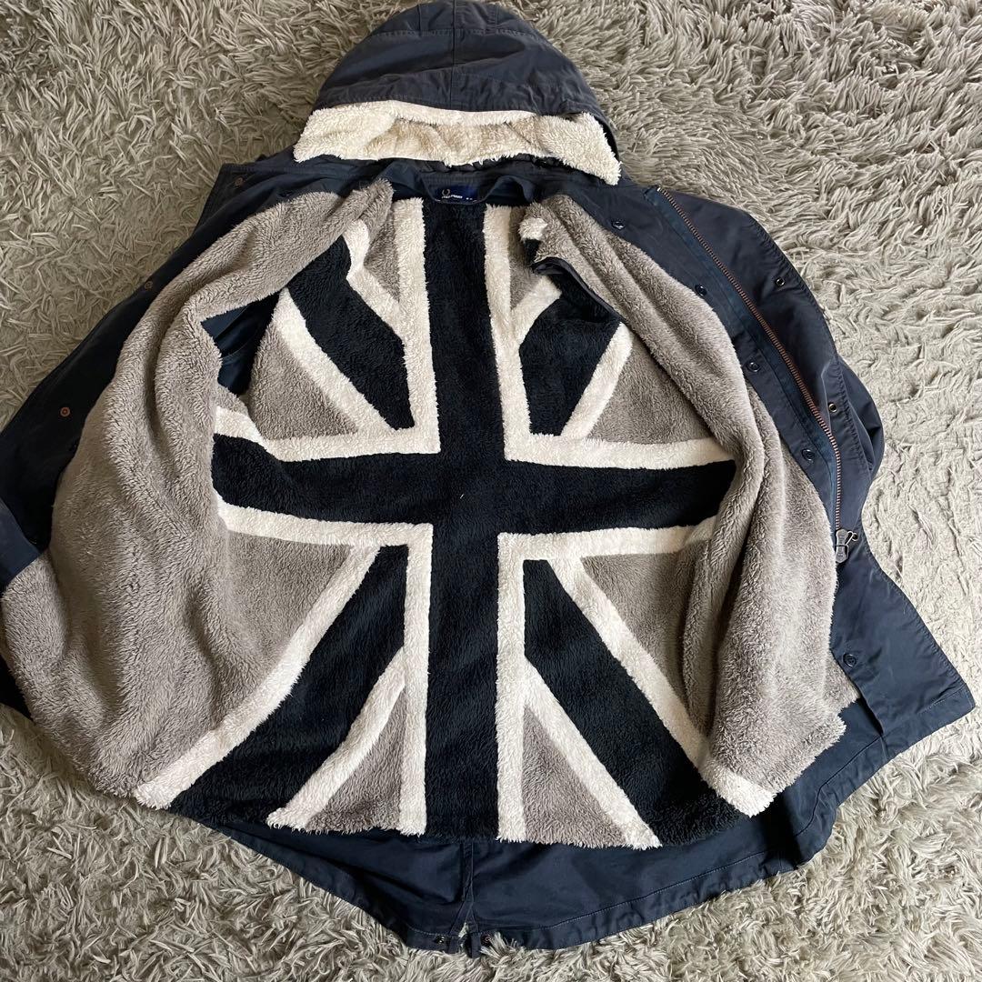 【希少！】フレッドペリー　モッズコート　ボアライナー　ユニオンジャック　XL