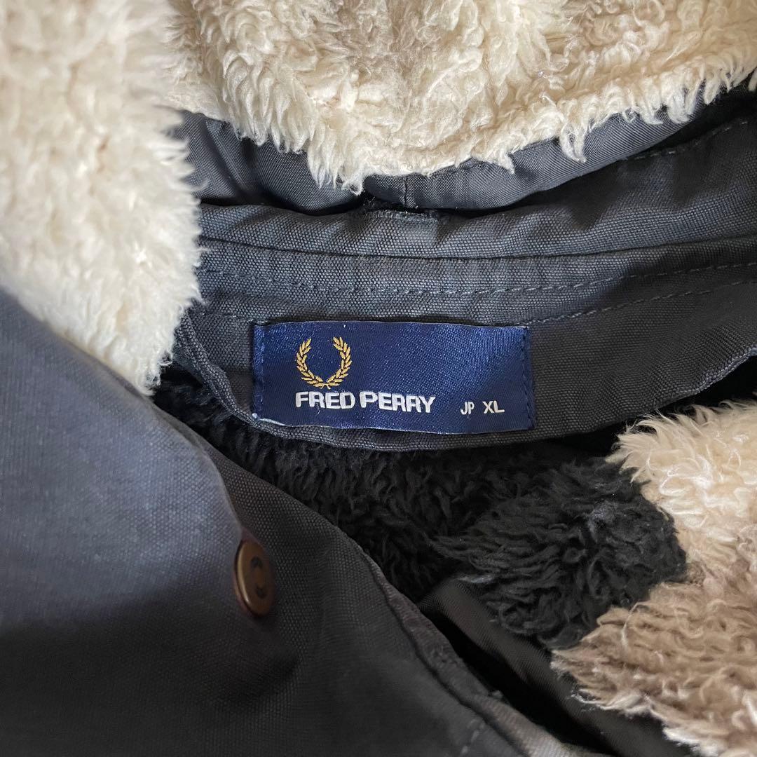 【希少！】フレッドペリー　モッズコート　ボアライナー　ユニオンジャック　XL