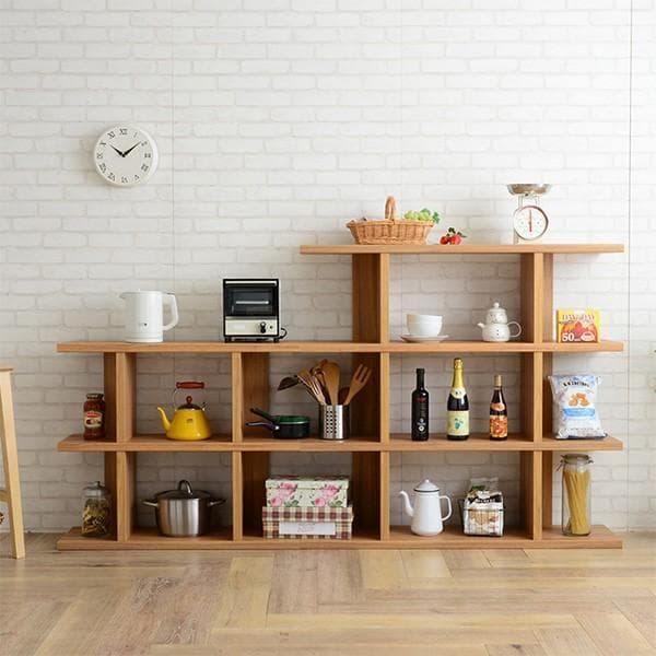 ロータイプ90cm幅　★超特価★佐藤産業　4FUL Fizz シェルフ 2