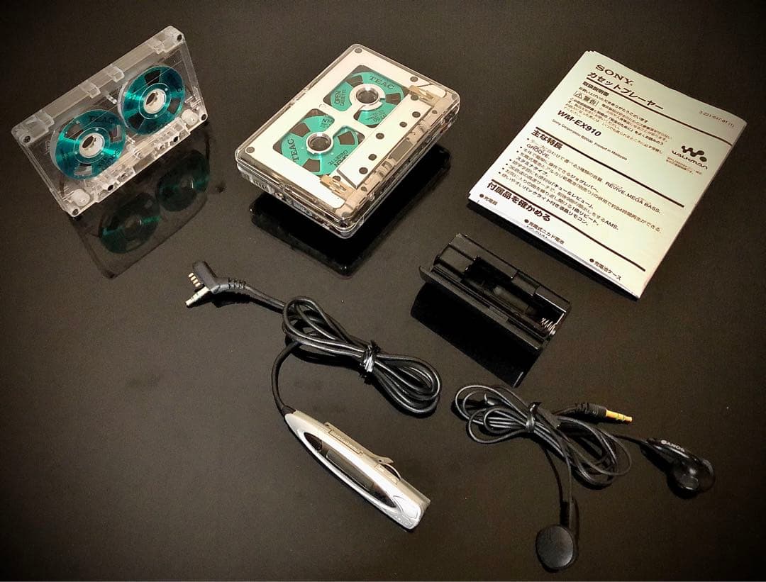 カセットウォークマンSONY WM-EX910透明カバー「整備済み、完動超美品」