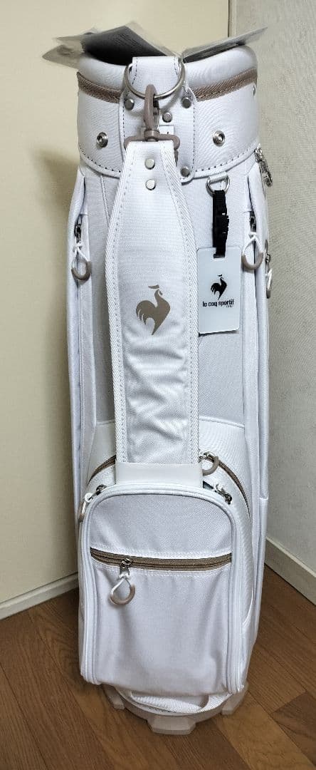 【新品】ルコック レディース　キャディバッグ ホワイト　ルコックスポルティフ