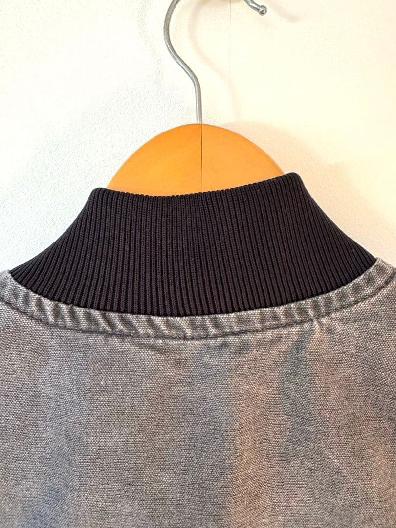 【大人気】良品 カーハート ダックベスト XL グレー フェード ヴィンテージ