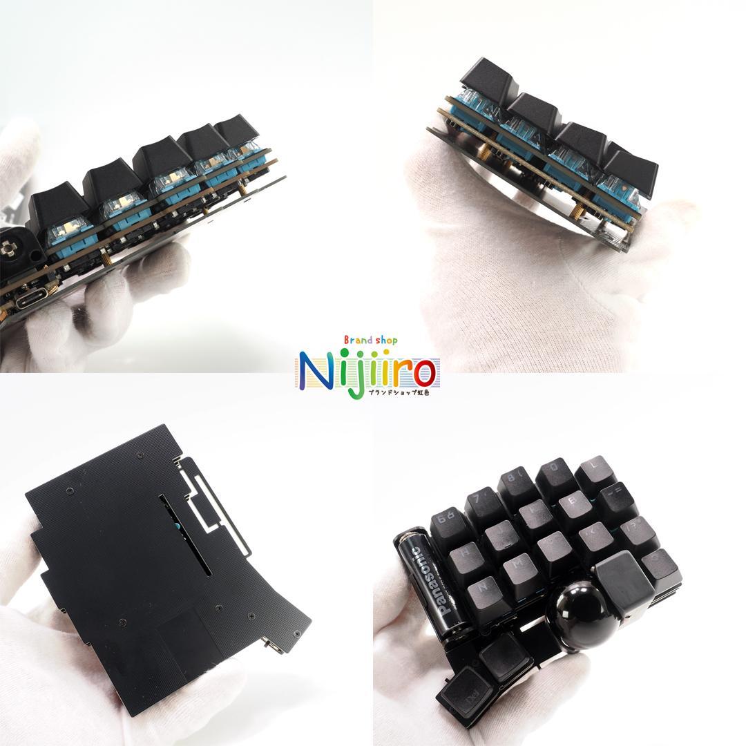 【新品同様】torabo-tsuki 無線分割キーボード トラックボール