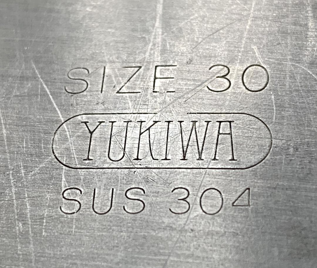 ユキワ 18-8ステンレス 角深型キッチンポット 5個セット 手・目盛・蓋付 ①