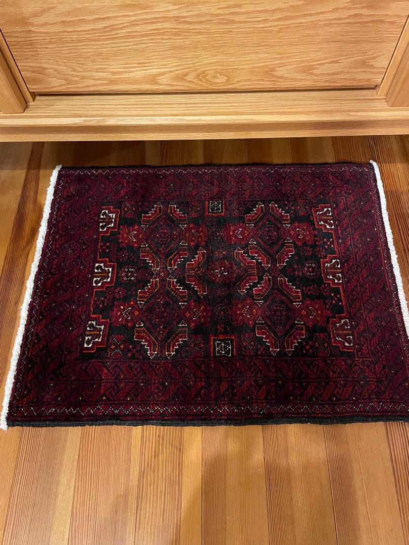 ウール製ペルシャ風ラグ 60x90cm