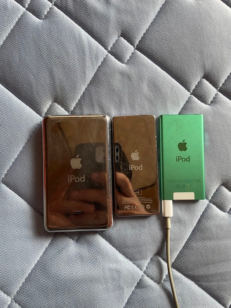 M*v様 iPod 3台セット Classic / Nano グリーン