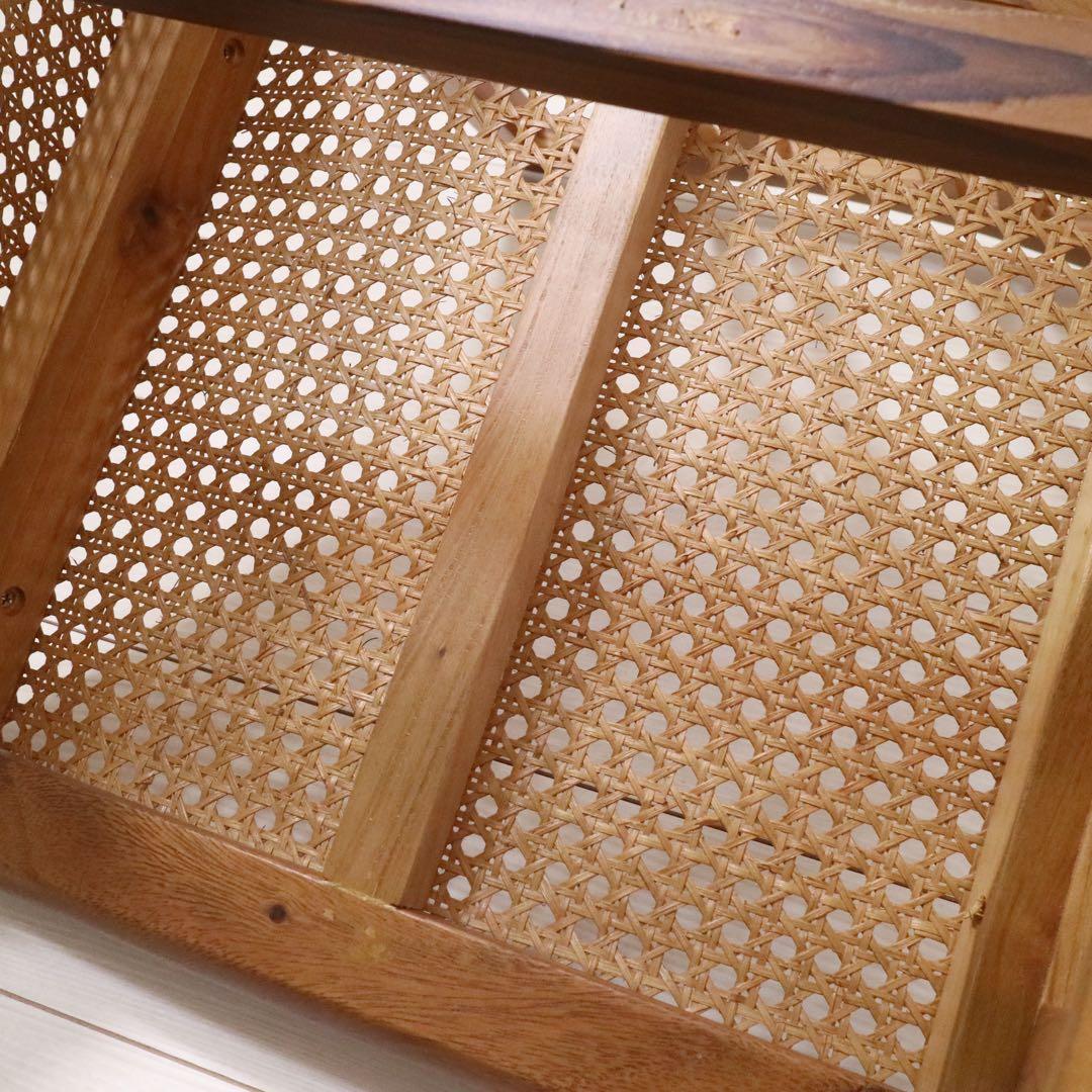 AZUMAYA BELOR 座椅子 ラタン フロアチェア 籐 北欧 モダン 1脚