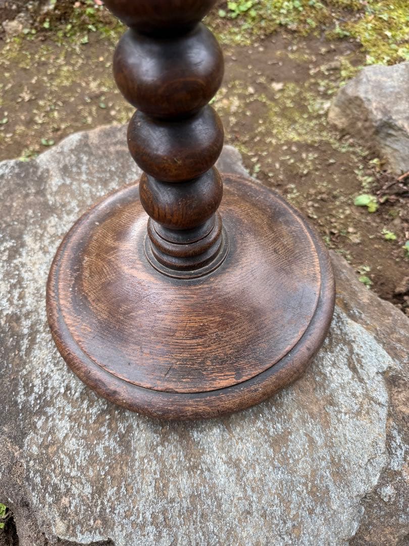 木製灰皿スタンド 昭和レトロ