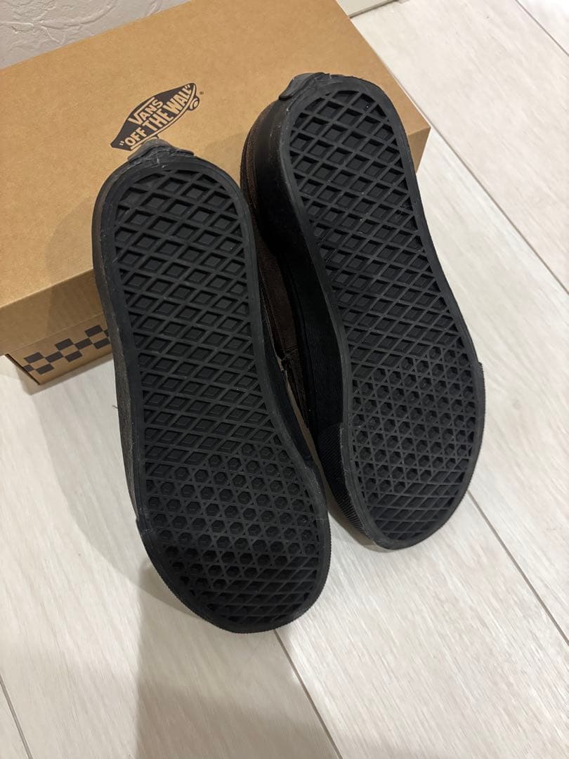 VANS V196CF CNローファー BROWN/BLACK