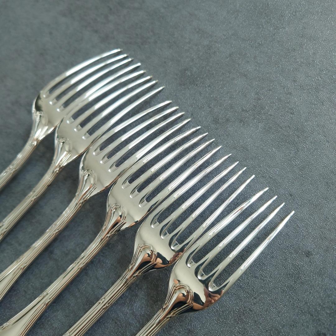 美品 クリストフル リュバン デザートフォーク 6点