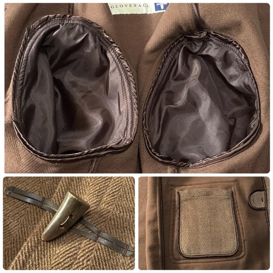 グローバーオール ムーアブルック キングストン ダッフルコート 48 ブラウン