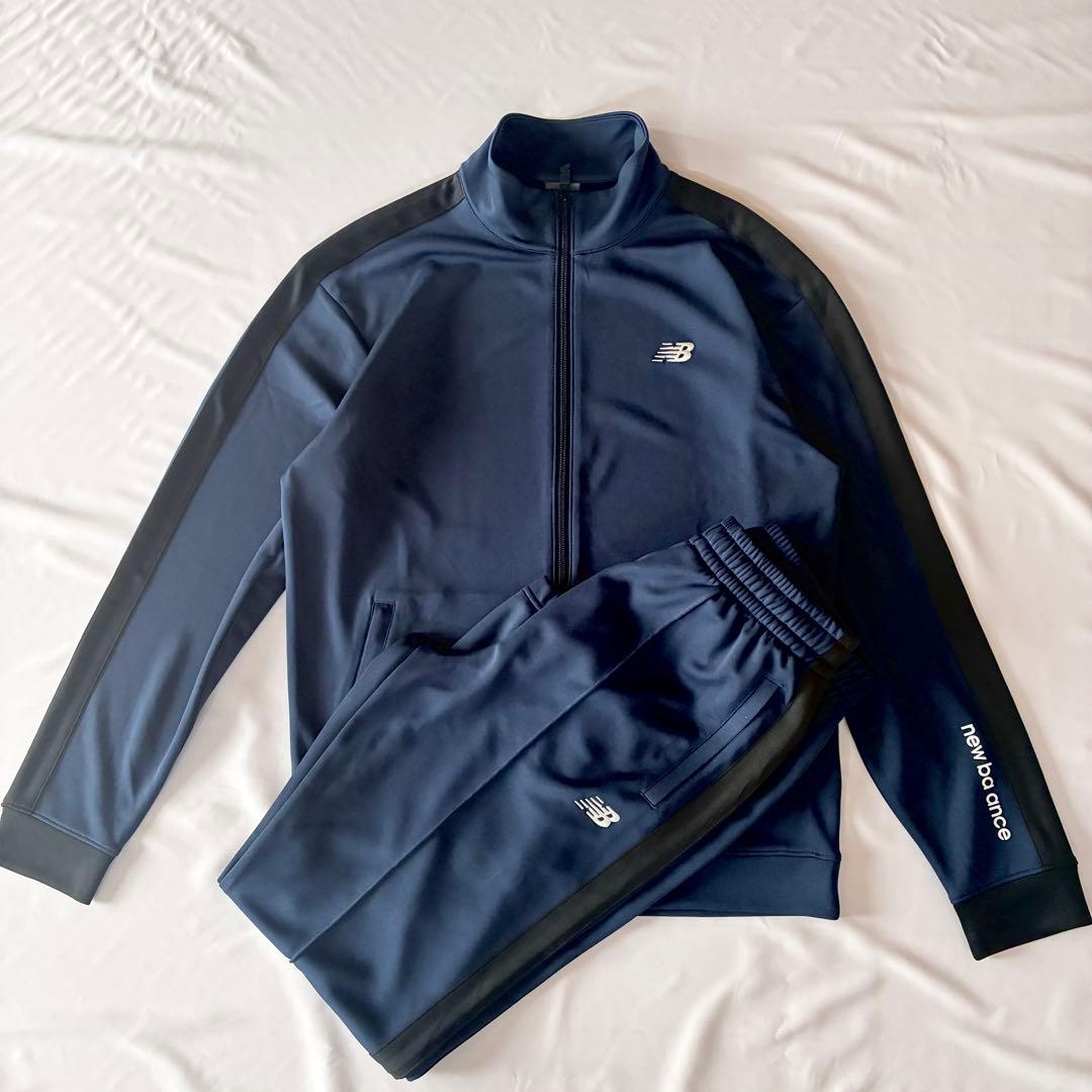 【美品】大谷翔平着用 NB ニューバランス ジャージ 上下セット S ネイビー