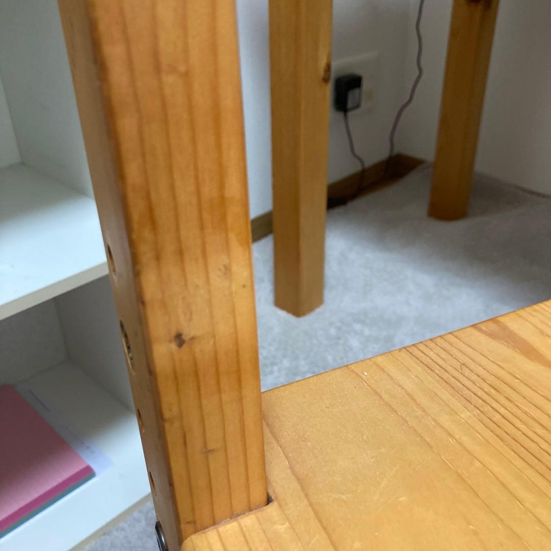 最終値下げ　ステップチェア　椅子　パイン材　アンティーク