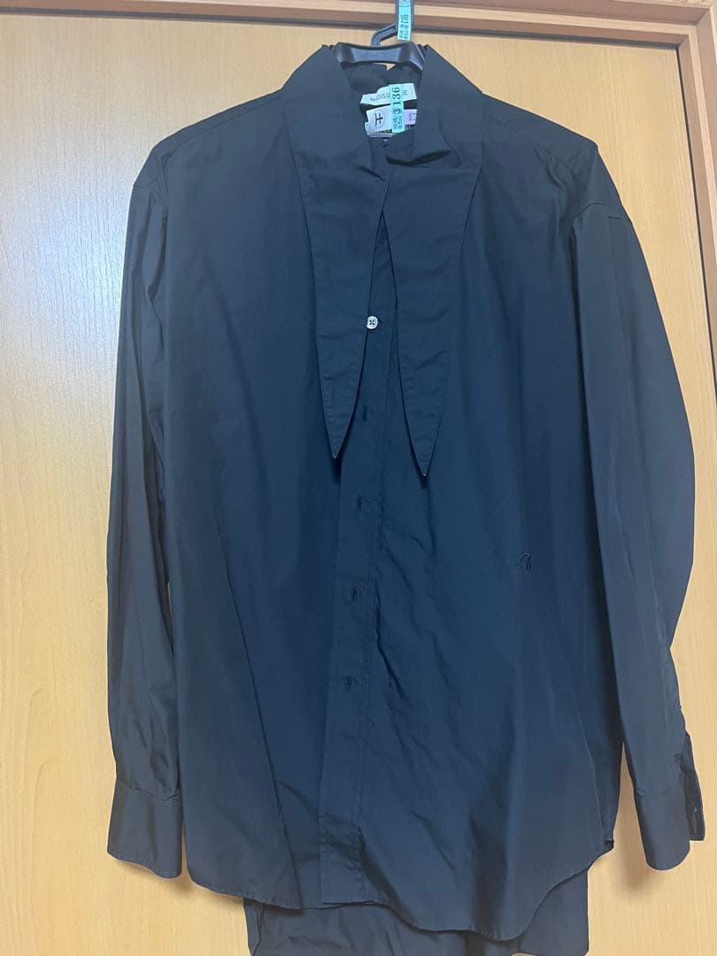 マディソンブルー　ボウタイシャツ　ブラック