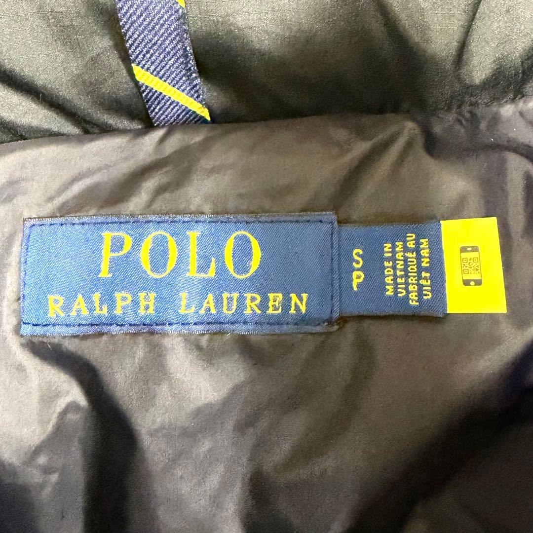 ポロラルフローレン ダウンジャケット ポニー フード 近年モデル ブラック S