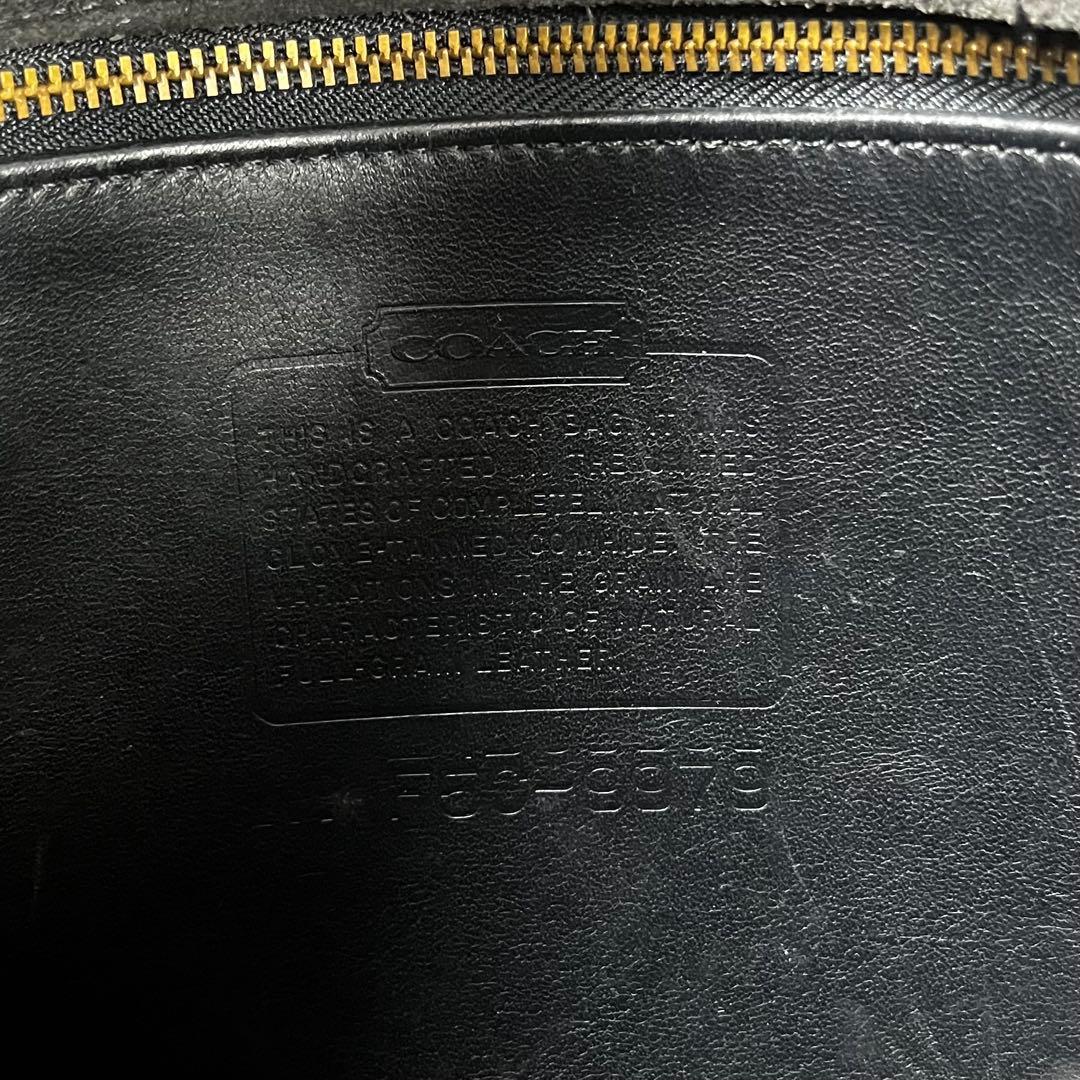 Old Coach ショルダーバッグ 9979 ブラック 黒 ターンロック