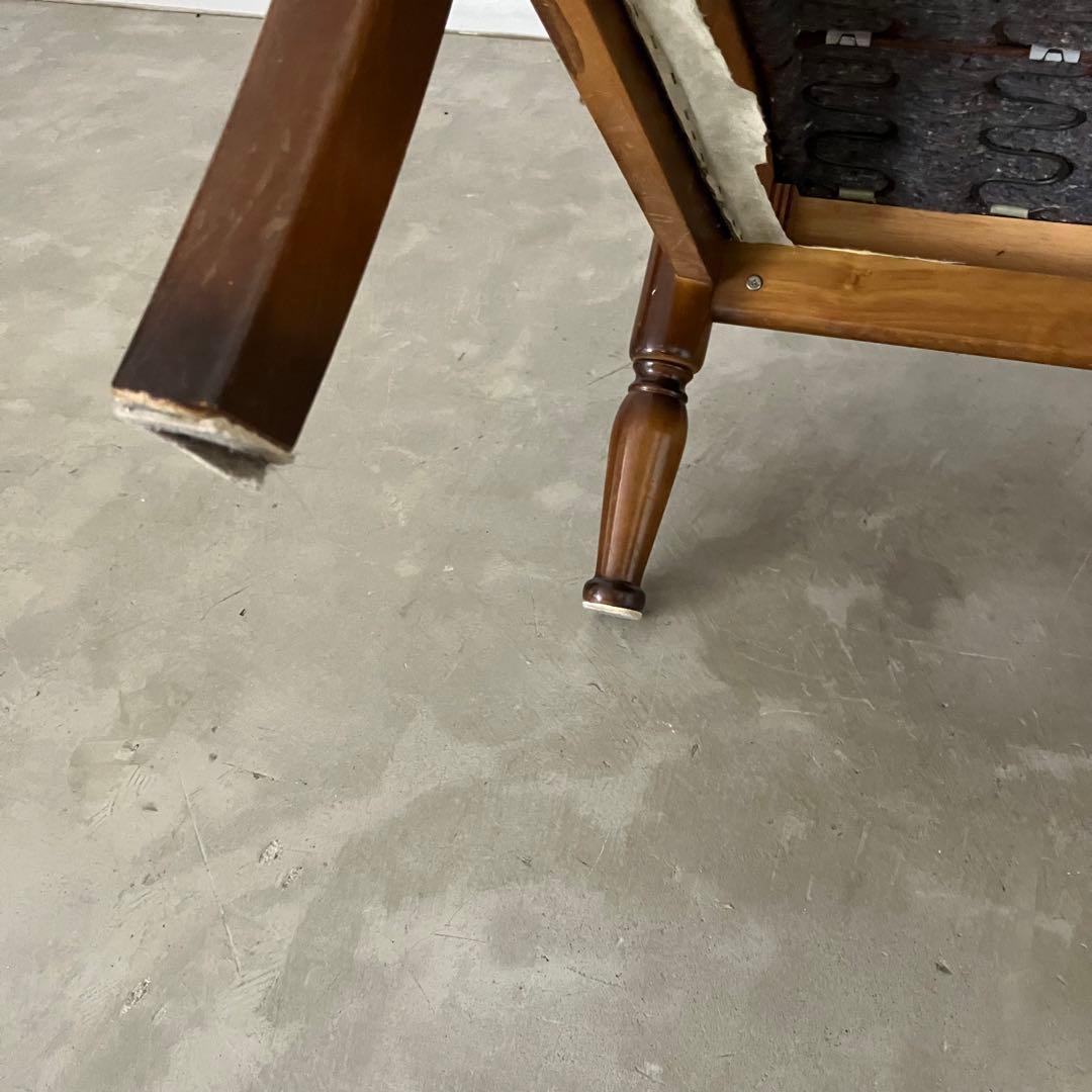 レトロ　アンティーク　ヴィンテージ　古道具　古家具　カリモク　椅子　ソファー