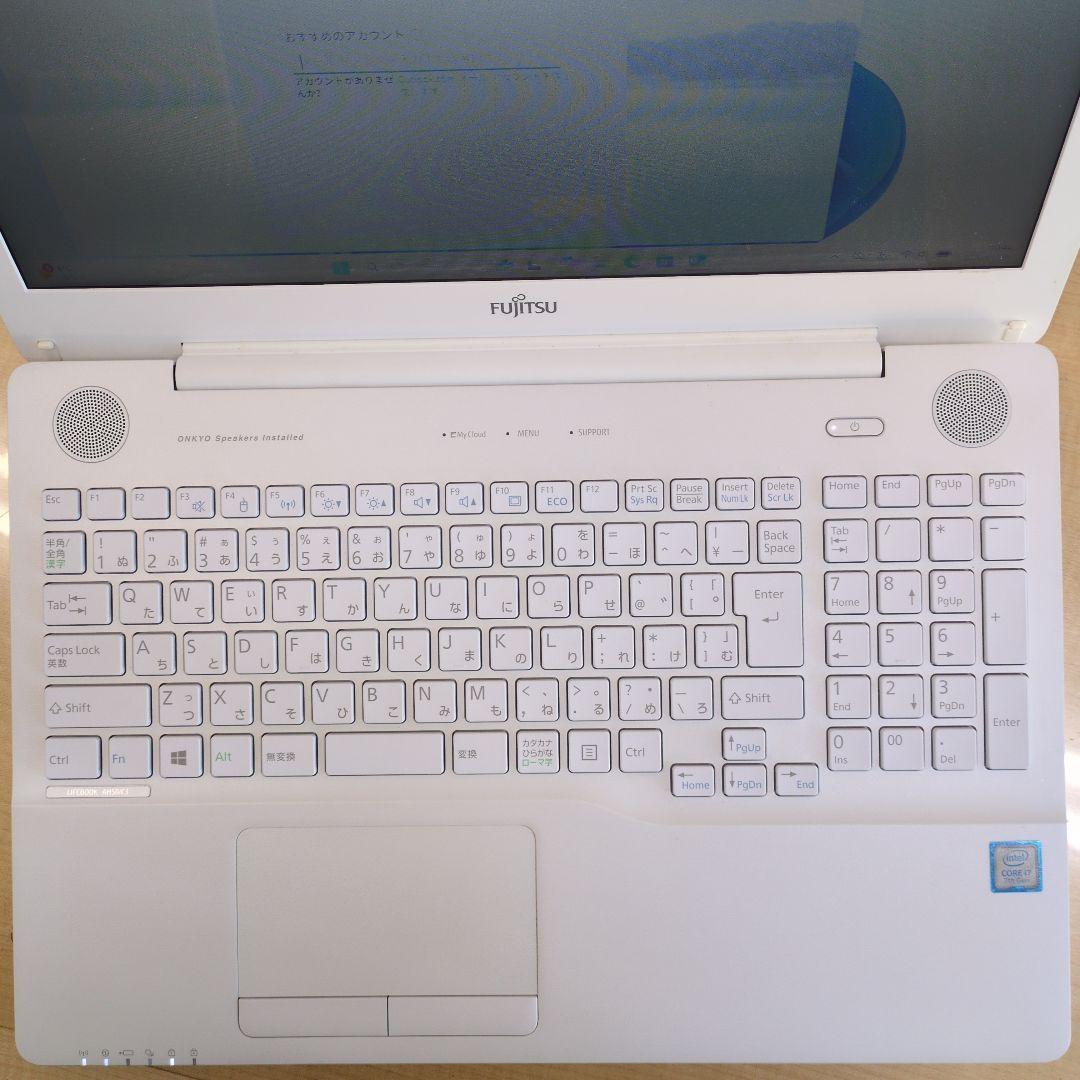 富士通ノートPC I7 新品SSD512GB メモリ16GB WIN11