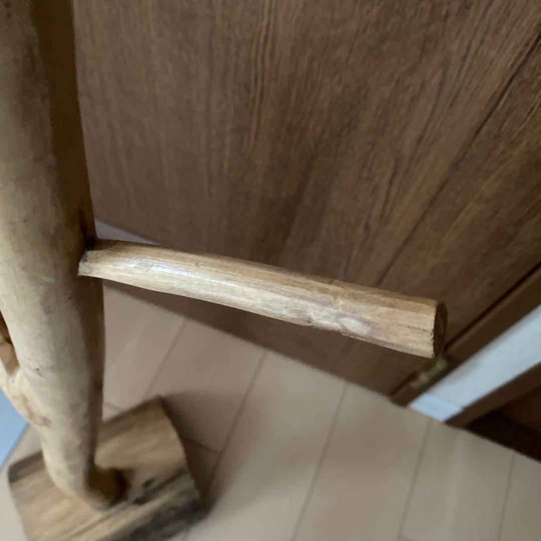 天然木チークポールハンガー