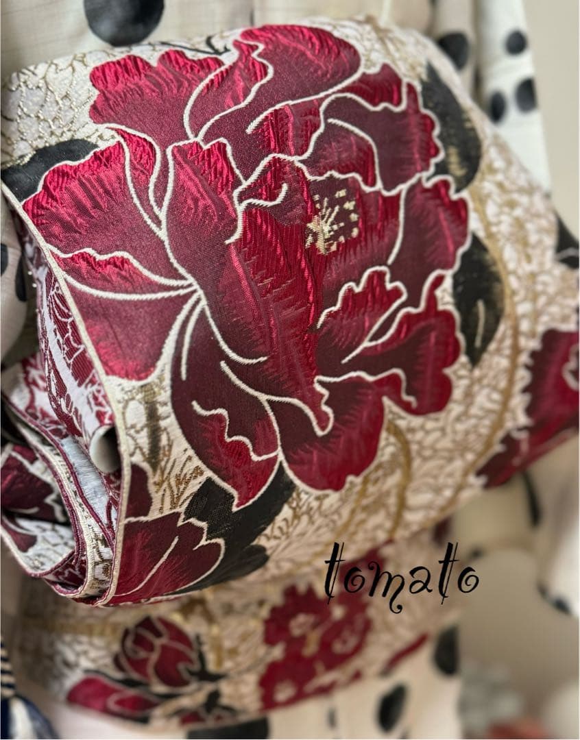 大人兵児帯【シャクヤク紅】【ロイヤル】のセット