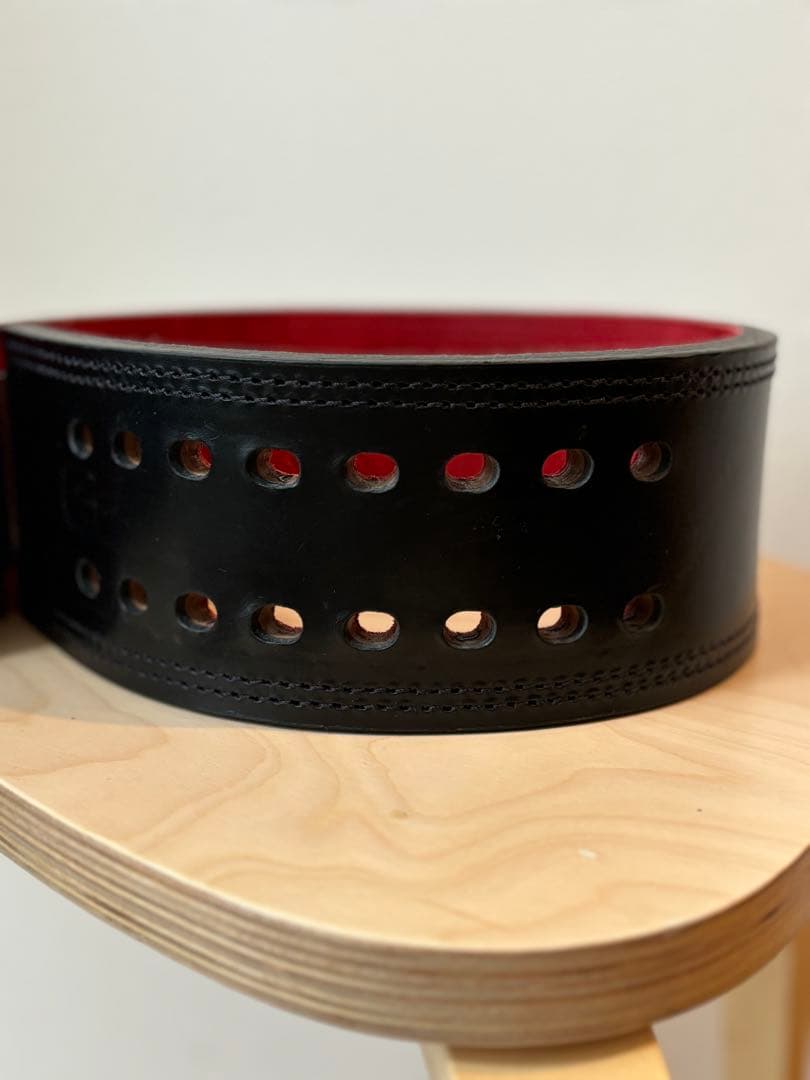 SBD POWERLIFTING トレーニングベルト ブラック/レッド