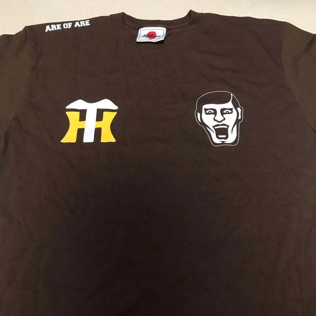 未使用 阪神タイガース XL パンクドランカーズ Tシャツ 優勝 虎 茶系 半袖