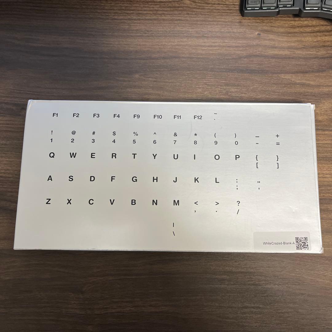 cerakey v2 A-set WhiteCrazedキーキャップ
