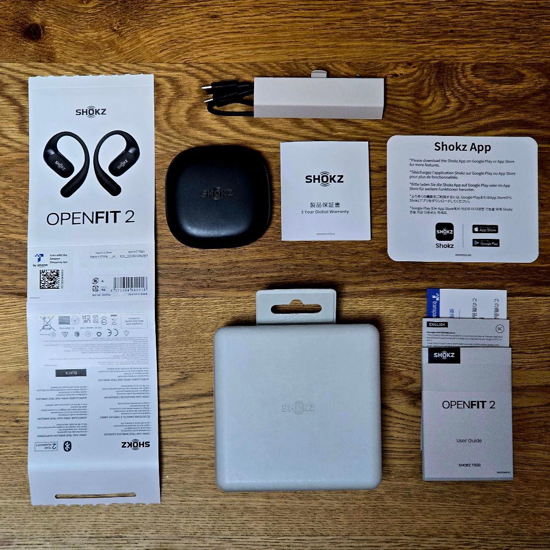 【2点セット】Shokz OpenFit2 ＆ ウエストポーチ