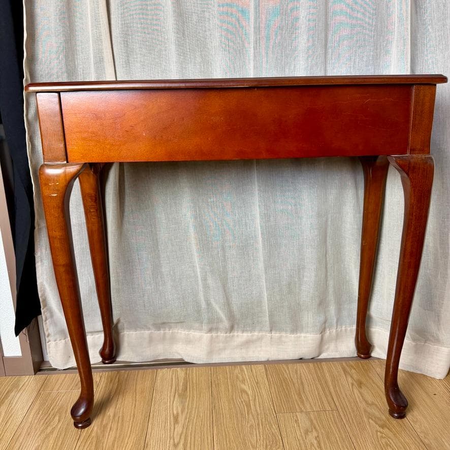 【訳あり特価】クイーン・アン マホガニー材 コンソールテーブル